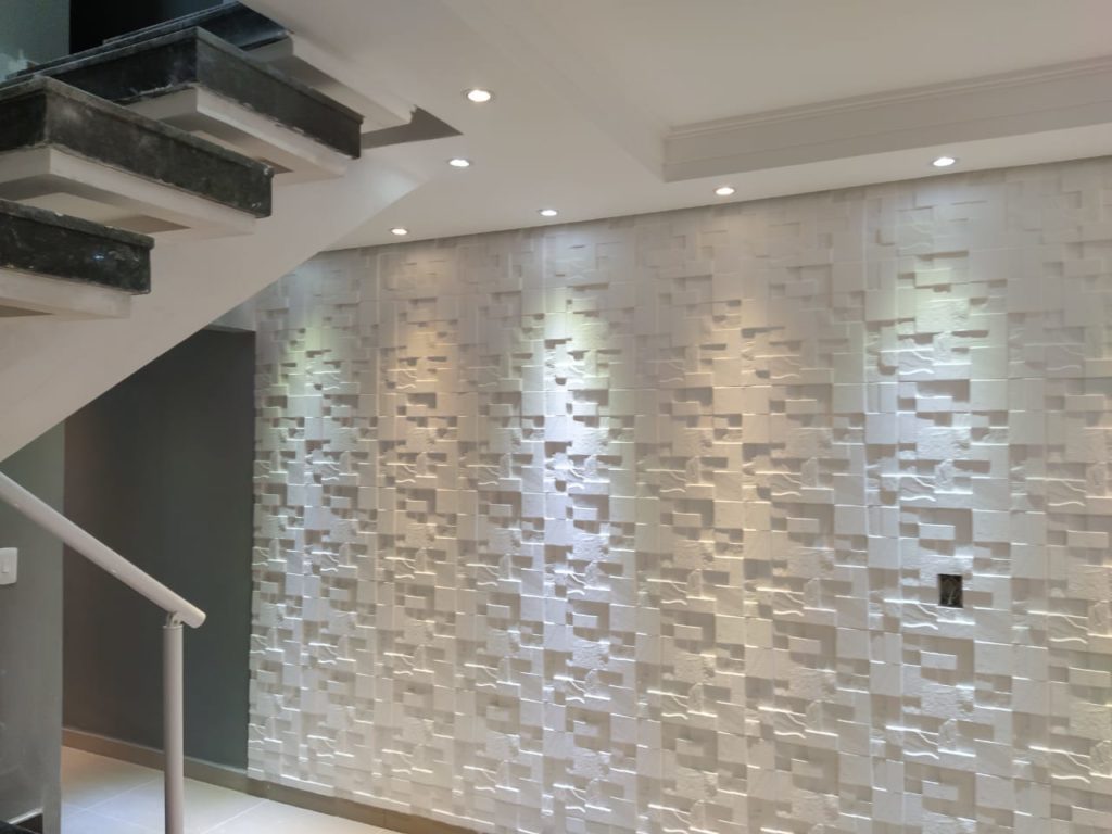 Parede de gesso 3D - 05