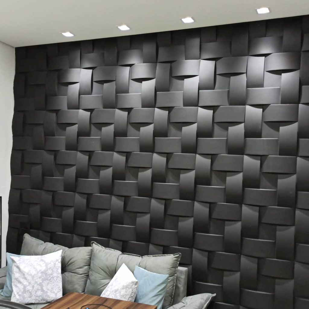 Parede de gesso 3D - 01